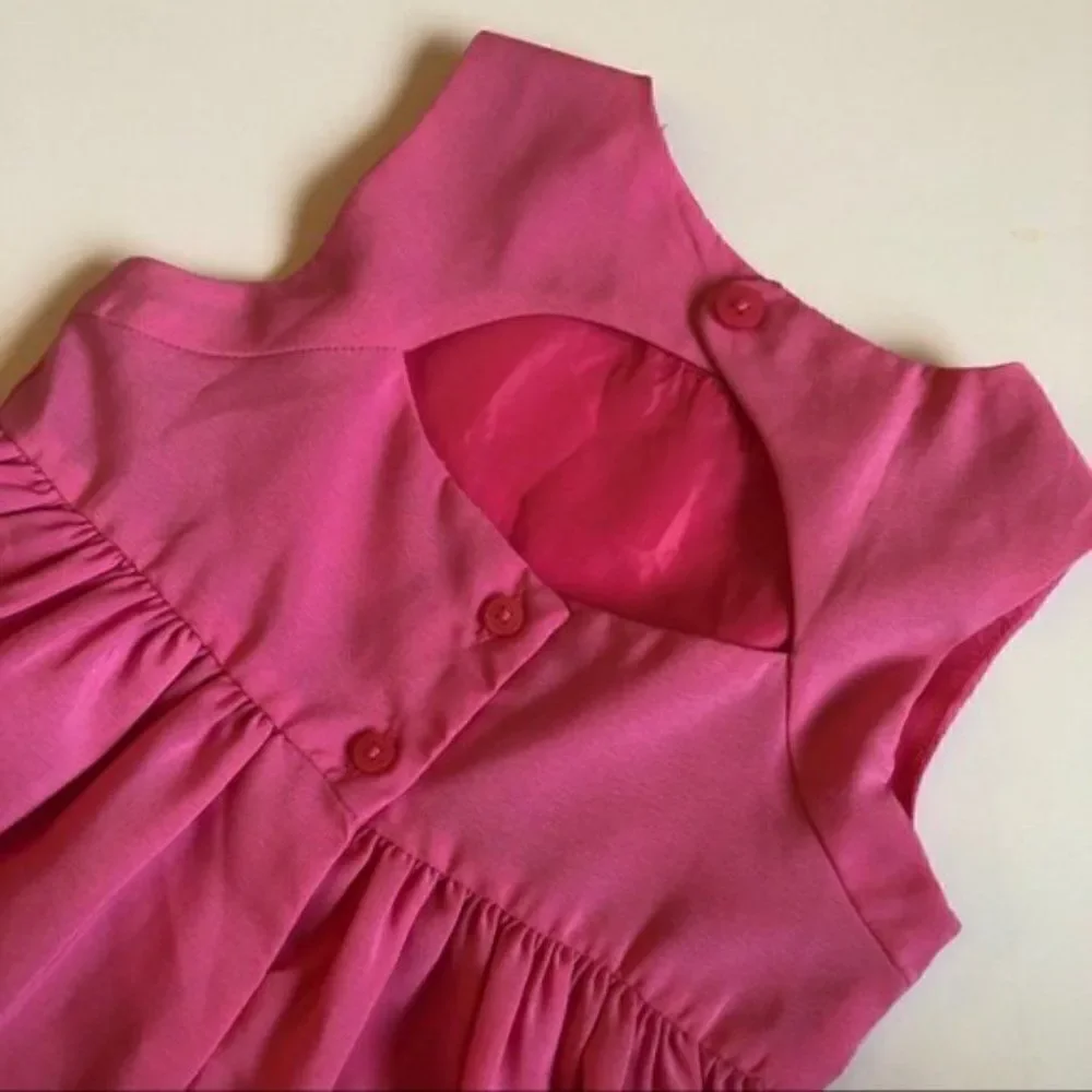 Gymboree Pink Floral Dress EUC